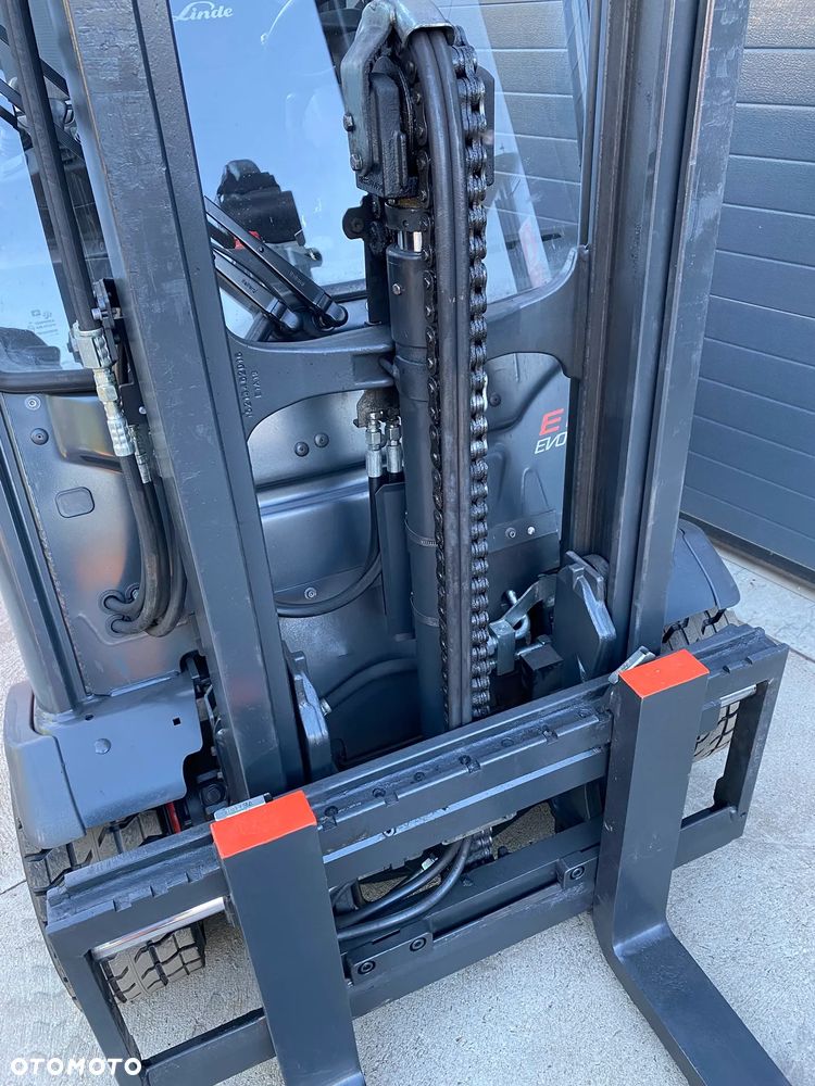Linde E20L DUPLEX  przesuw zintegrowany, NOWE opony - 10