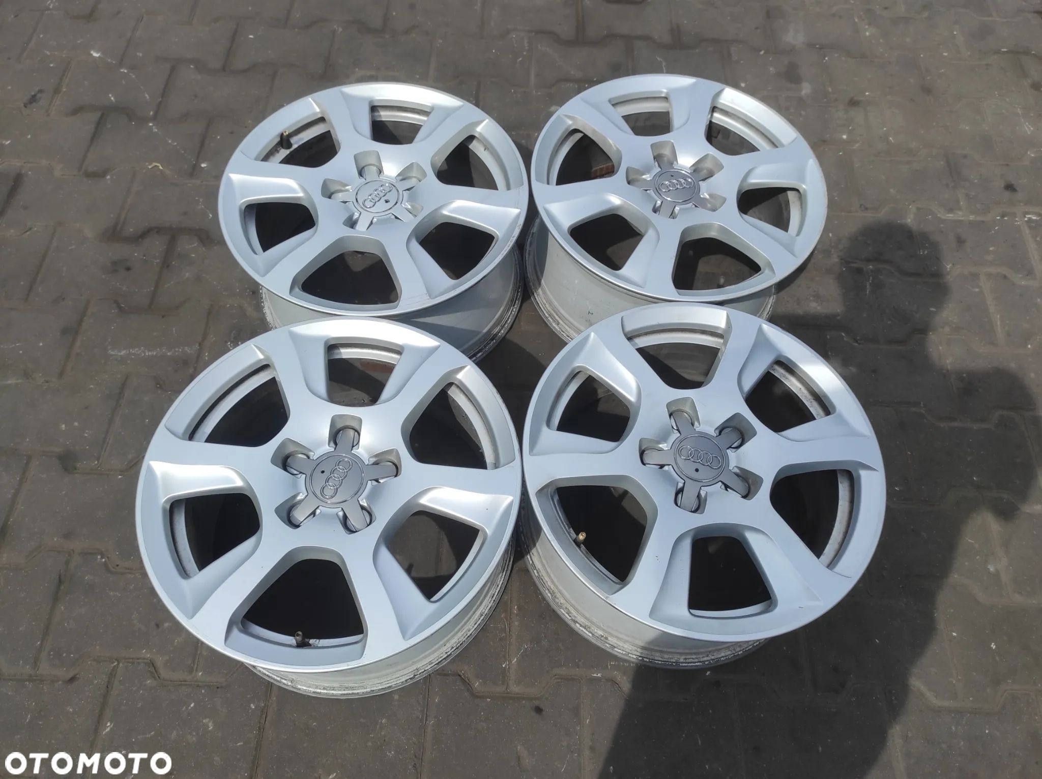 ORYGINALE FELGI ALUFELGI KOŁA 7.5J x R16 H2 ET45 AUDI A3 8P A4 B6 B7 B8 A5 8T Q5 8R S-LINE WYSYŁKA !!!! - 1