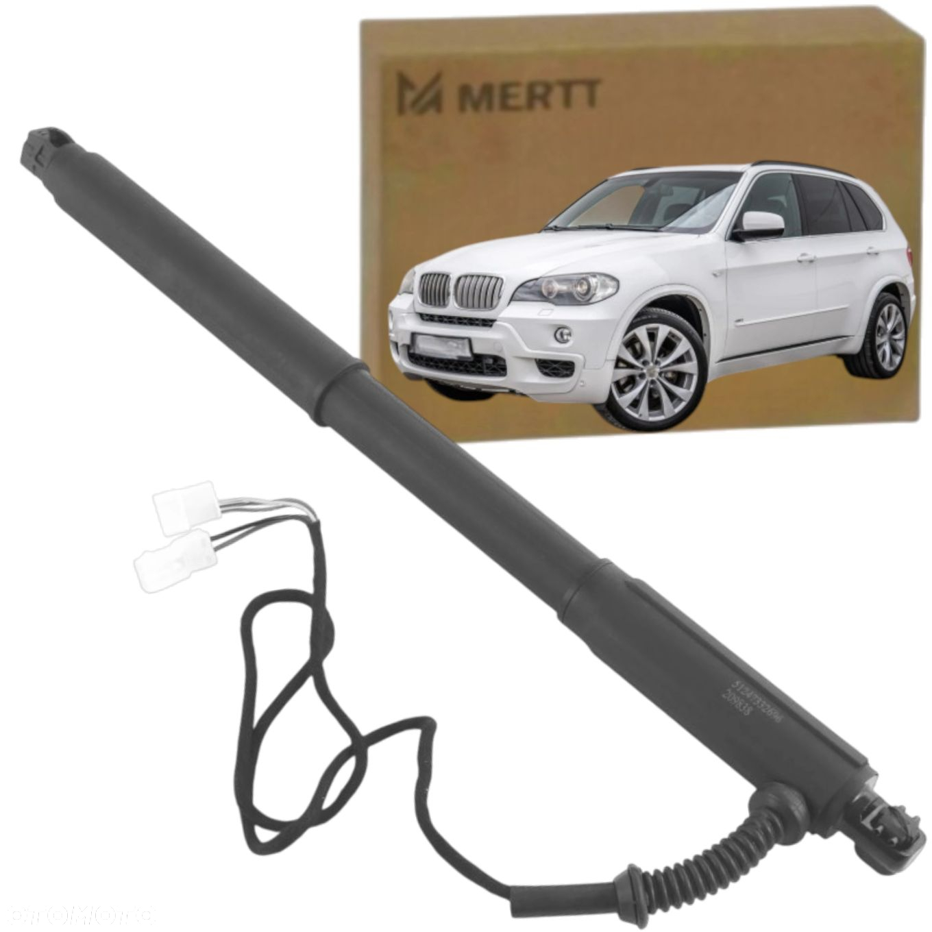 SIŁOWNIK ELEKTRYCZNY KLAPY bagażnika PRAWY 51247332696 BMW X5 E70 2006-2013 - 2