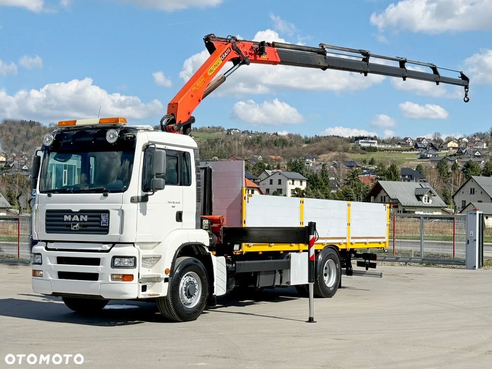 MAN TGA 18.440 * SKRZYNIA 6,50 m * PK 16502 + PILOT / 4x4 * STAN BDB - 2