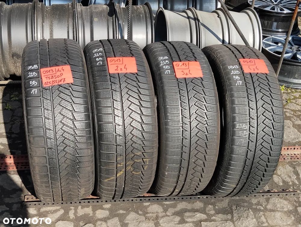 225 55 17 Continental ContiWinterContact TS850P 4szt zima komplet - 1