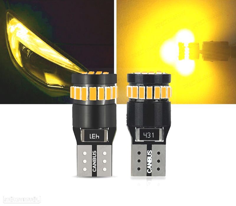 LÂMPADAS W5W T10 LED PISCAS - 1