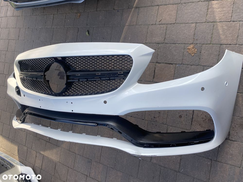 MERCEDES W205 C63 AMG COUPE ZDERZAK PRZOD CARBON ORG. - 2