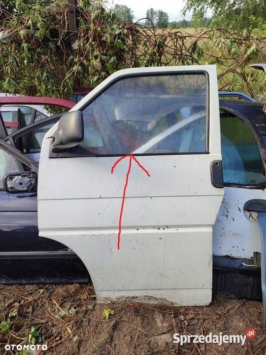SZYBA DRZWI LEWYCH PRZEDNICH LEWY PRZÓD VW TRANSPORTER T4