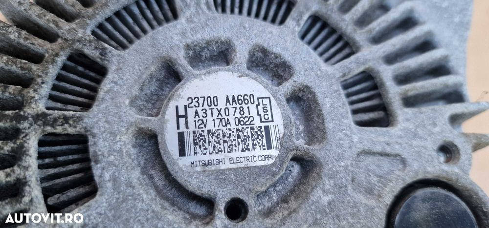 Alternator Subaru Impreza Legacy 2.0D Euro 5 23700 AA660 - 4