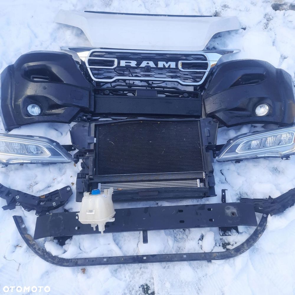 dodge ram promaster 3.6 kompletny przód lampy zderzak grill chłodnice maska - 1