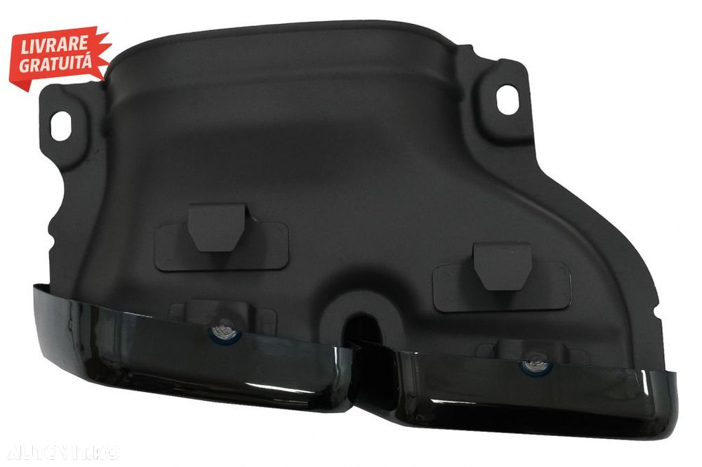 Difuzor Bara Spate cu Ornamente Evacuare Mercedes C-Class W205 S205 (2014-up) C63 - livrare gratuita - 10