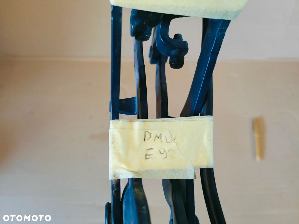 BMW E90 E91 LIFT ZAWIASY MASKI MONTEGOBLAU METALLIC SCHWARZ - 7