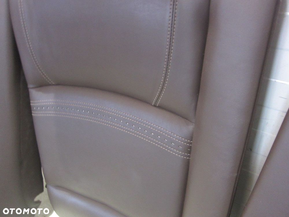 BMW 5 F10 KANAPA TYLNA SIEDZISZKO BRĄZOWE BRĄZ MOKKA SZEW NAPPA 7358698 - 13