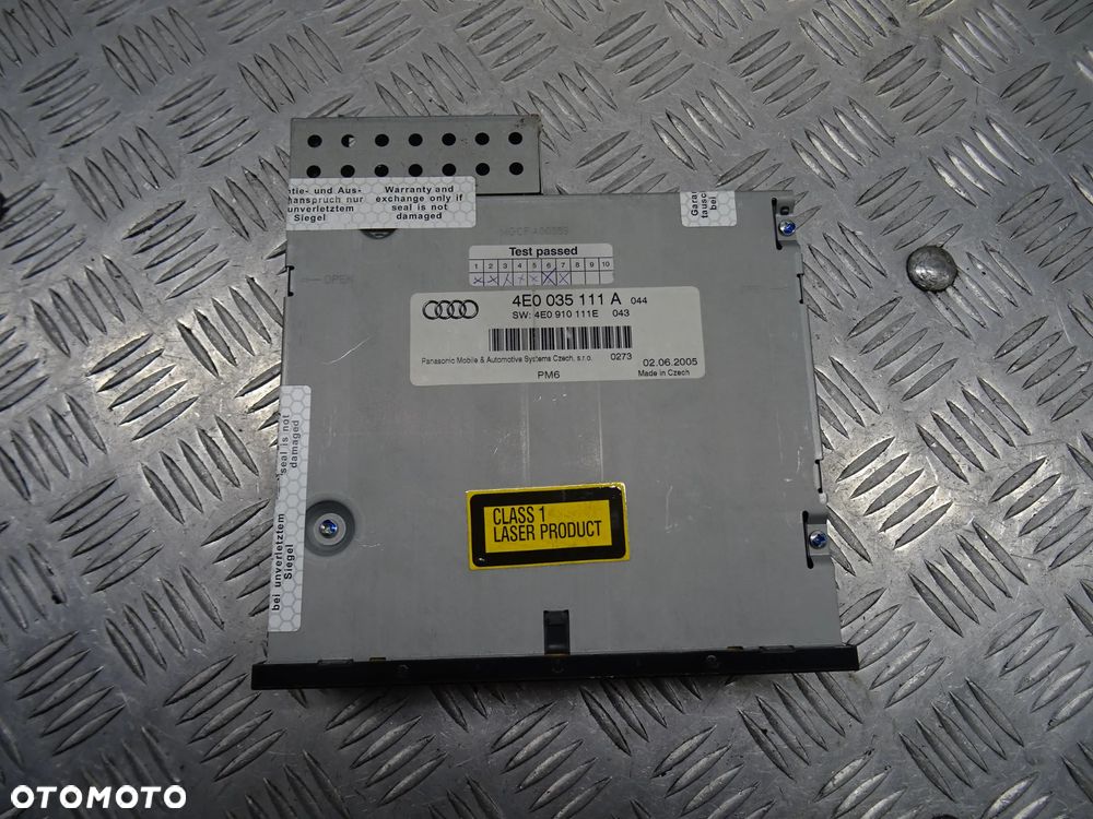 AUDI A6 C6 KOMBI 04-07 4.2 V8 ZMIENIARKA CD 4E0035111A - 4