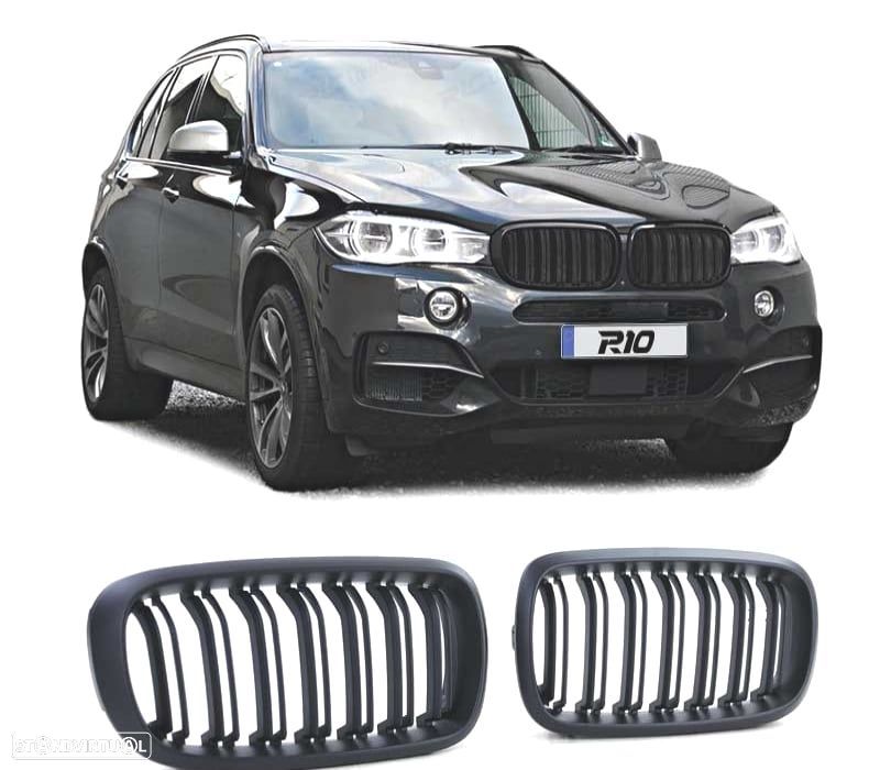 GRELHAS BMW X5 F15 X6 F16 LOOK M PERFORMANCE PRETO MATT - 1