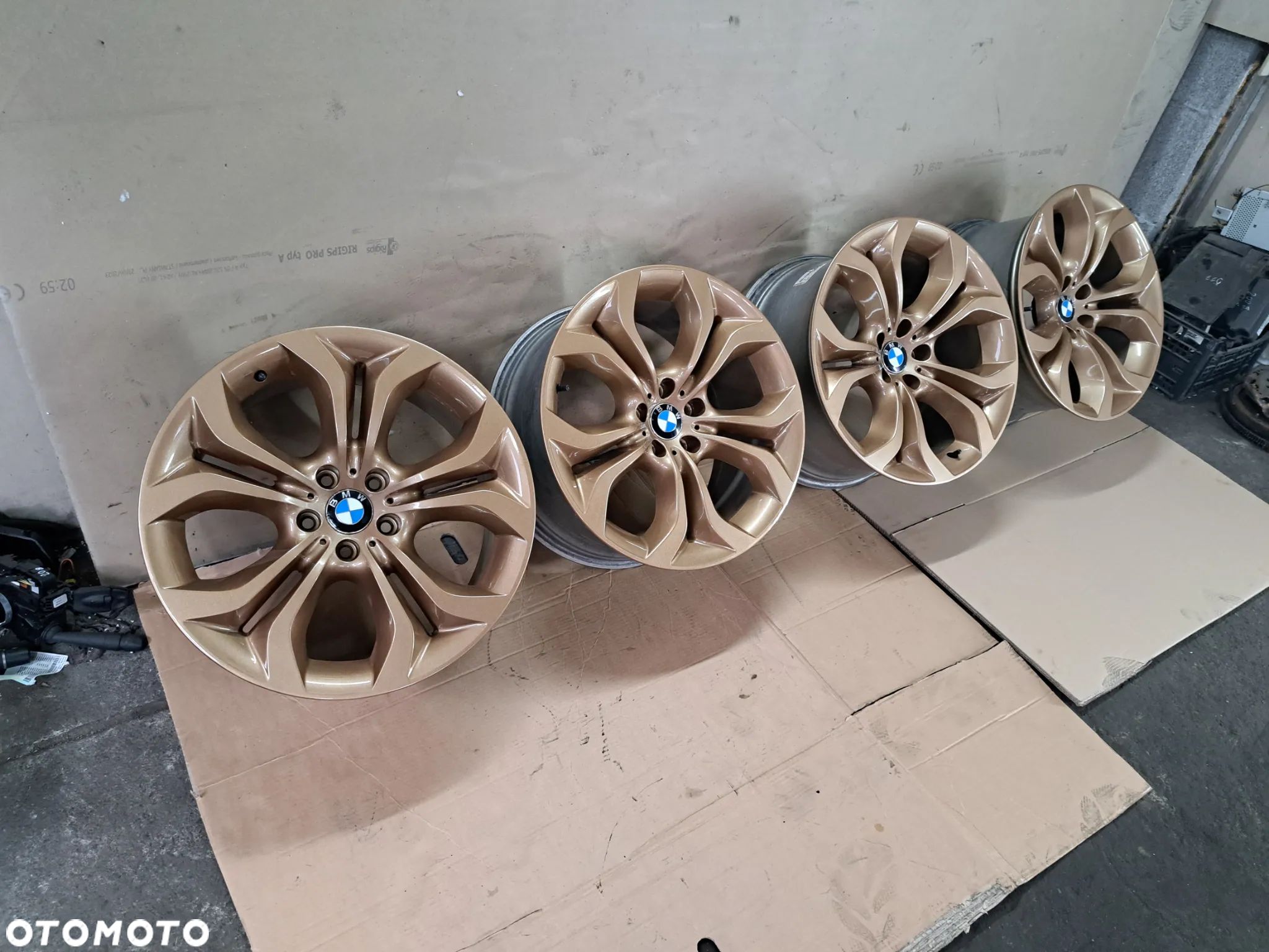 Alufelgi BMW x5 x6 e70 e71 20 cali dwie szerokości platynowy brąz - 1