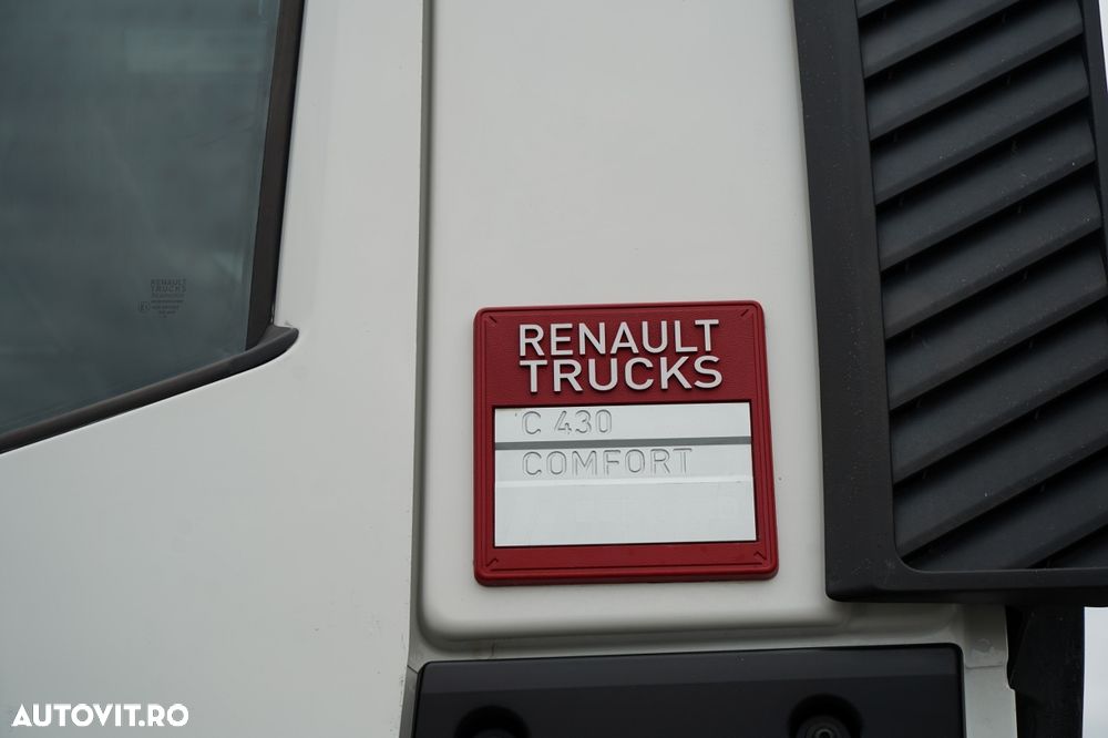 Renault C 430 / 8X4 / BETONIERĂ / CONVERTITOR 9 M3 / JANTE DIN ALIAJ / CAMERĂ / EURO 6 / - 27