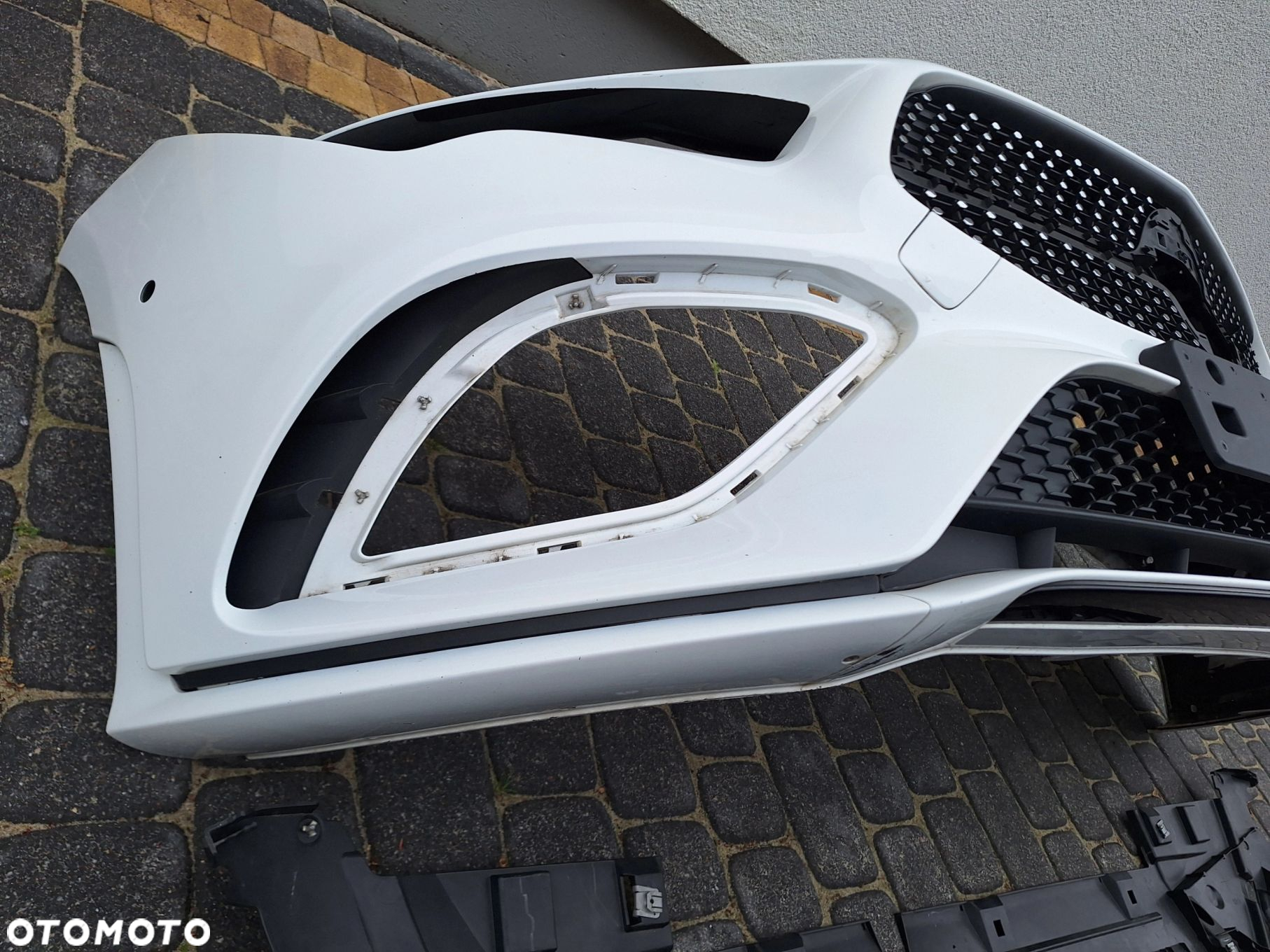 MERCEDES CLA AMG 118 W118 19-23 ZDERZAK PRZÓD PRZEDNI+BDB GRILL+KRATKI+PŁYTA ORYG A1188853901 WYSYŁKA 24H - 10