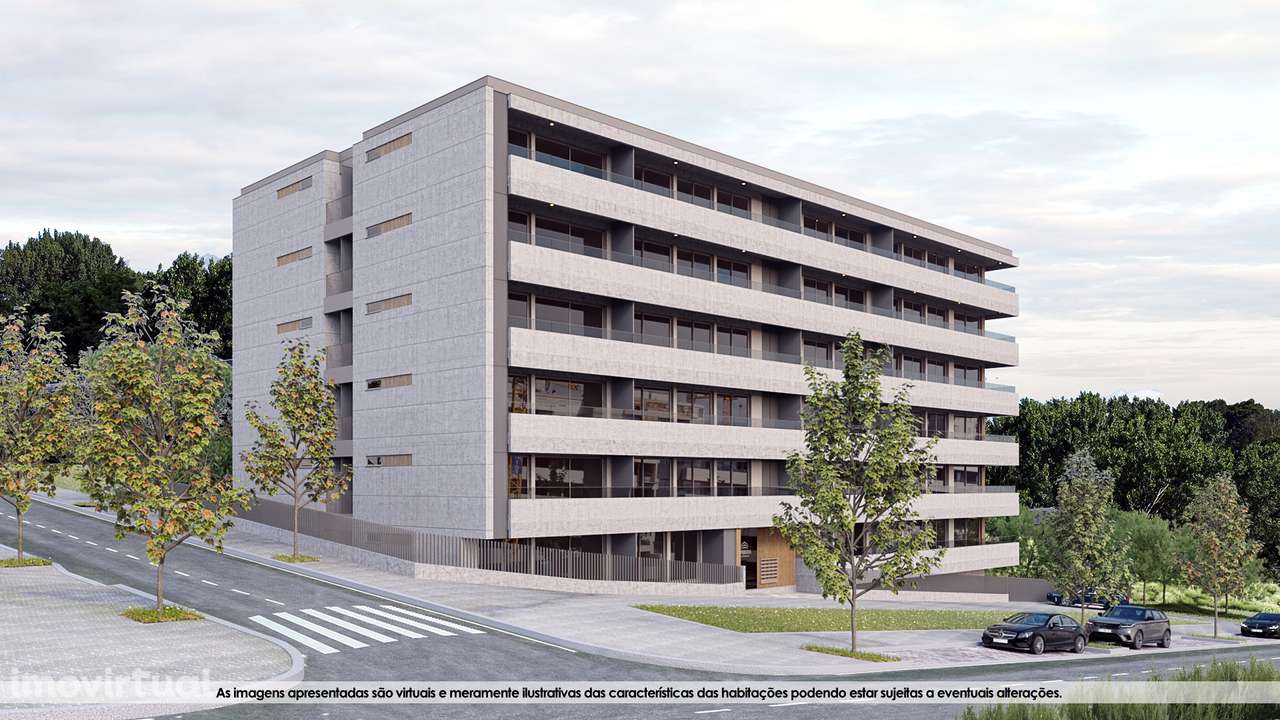 Excelente T2, Novo, com varanda, em Mafamude, 700m do El Corte Inglès - Grande imagem: 3/27