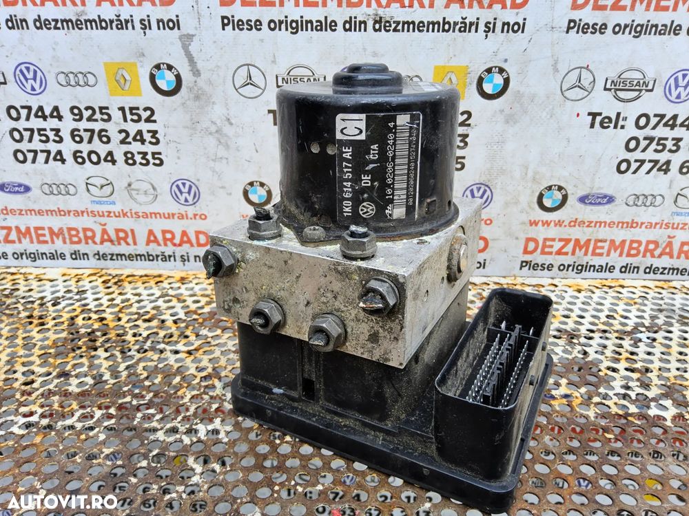Modul ABS Vw Golf 5 cod 1k0614517ae unitate abs ecu calculator audio a3 seat leon - 2