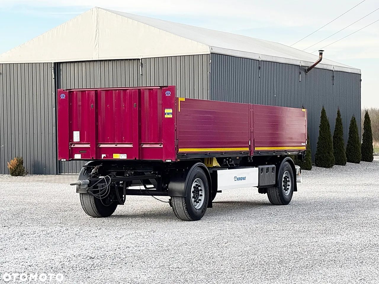 Krone AZ 18K / 14200 KG ŁADOWNOŚCI !!! / Z NIEMIEC / OPONY 90% - 1