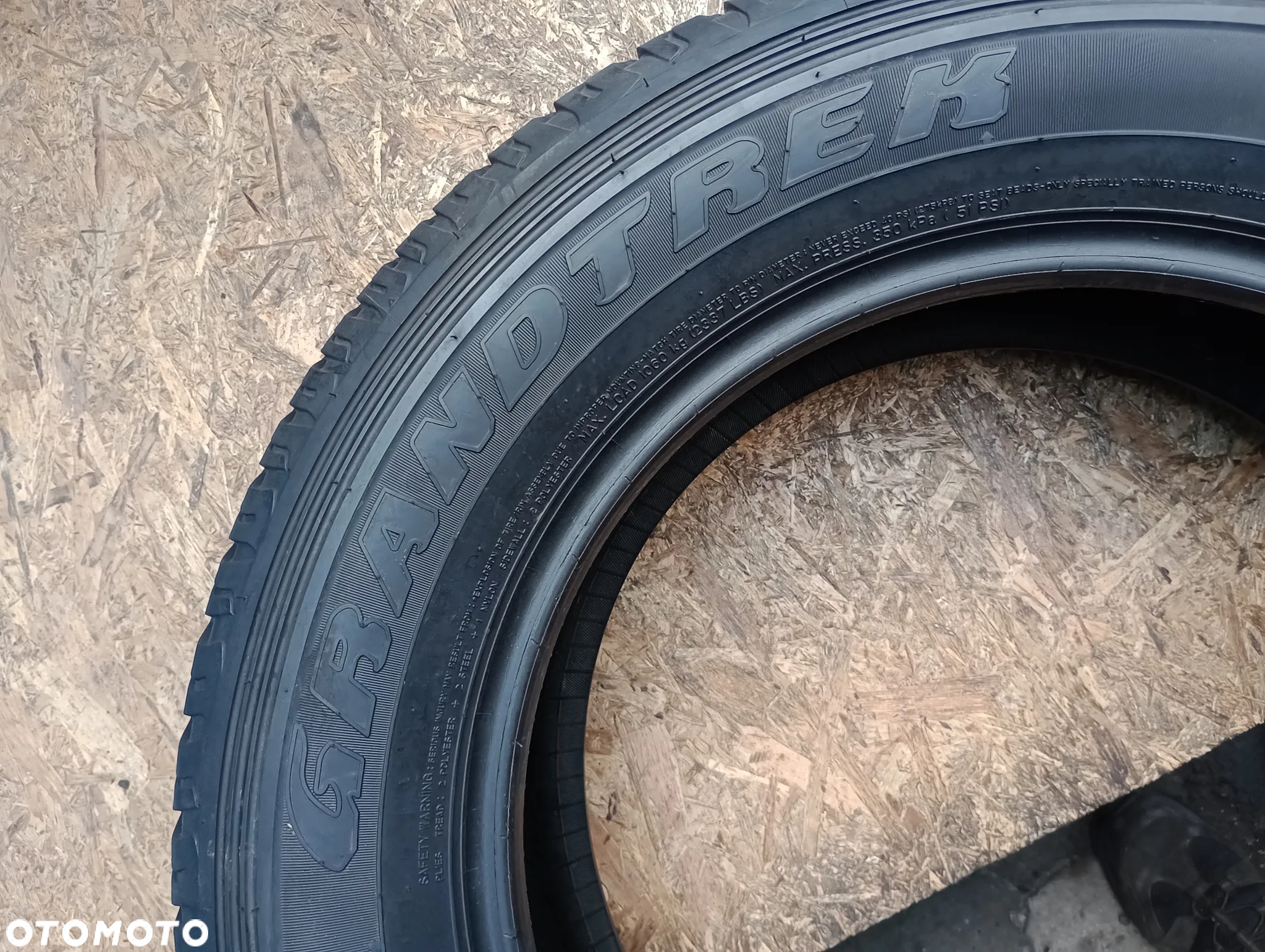 OPONY LETNIE TERENOWE 4x 265/60 R18 110H DUNLOP AT20 GRANDTREK - 5