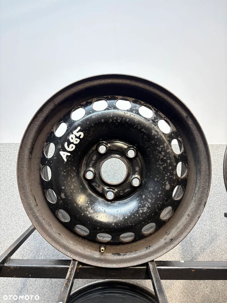 4 FELGI STAL. VW CADDY , GOLF 5,6,TOURAN,SKODA OCTAVIA,SEAT LEON 15'' 6J , ET47 , FV - 2