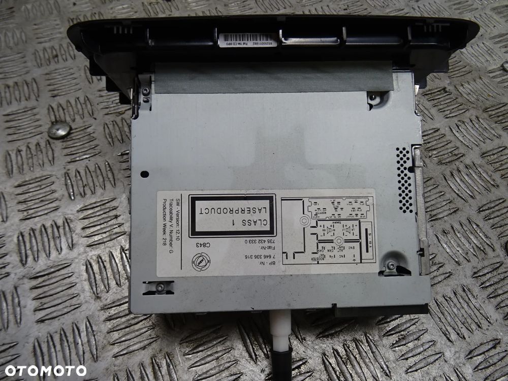 FIAT CROMA II 05-10r 1.9 JTD RADIO RADIOODTWARZACZ 7354323330 - 3
