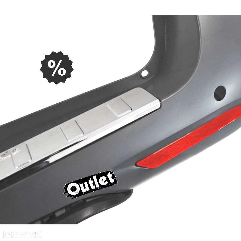 C012222C1 PARA-CHOQUES TRASEIRO MERCEDES VITO W447 14-19 LOOK AMG PDCT - 7