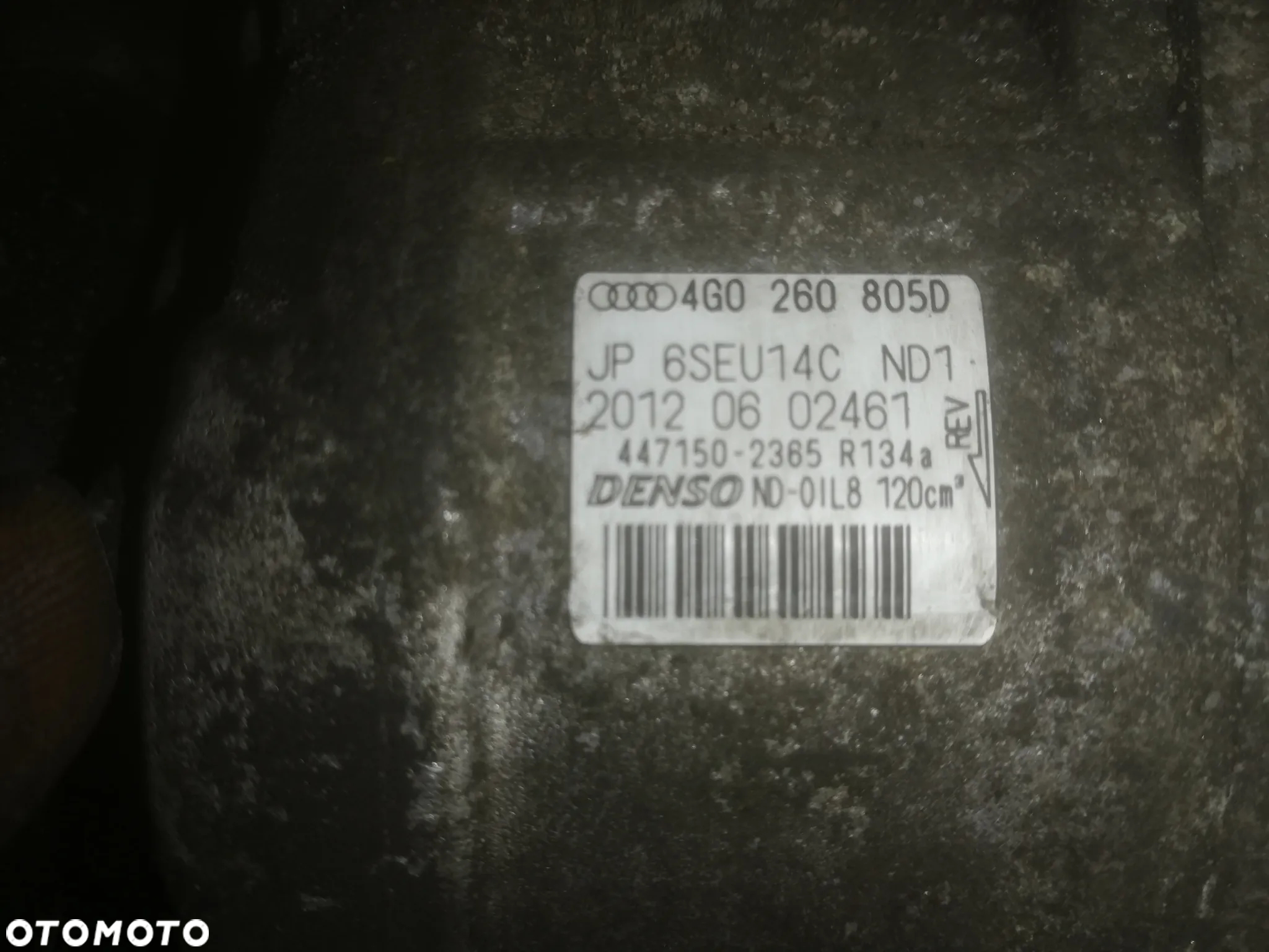 Kompresor sprężarka klimatyzacji  AUDI A6 C7 4G 2.0 TDI CGL - 2