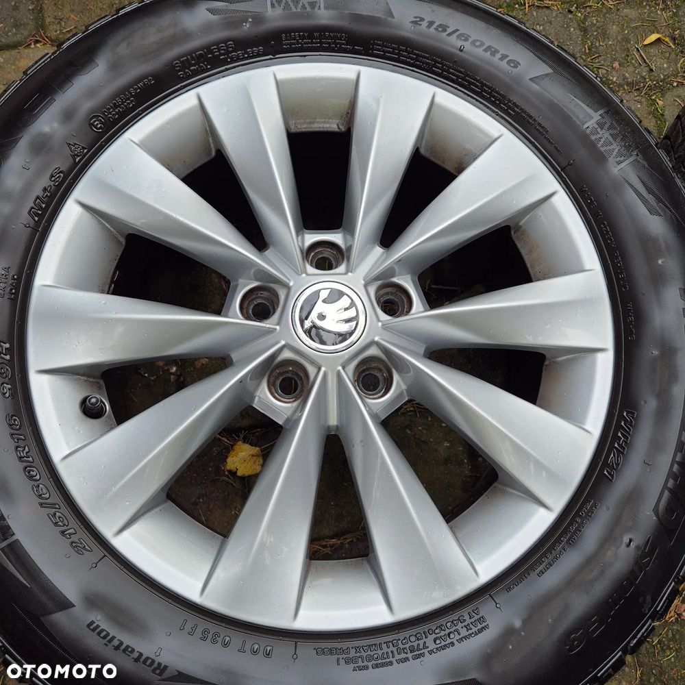 ZIMA 16'' ORYGI. SKODA KAROQ YETI SUPERB OCTAVIA 4 TOURAN PASSAT T-ROC TT - 4