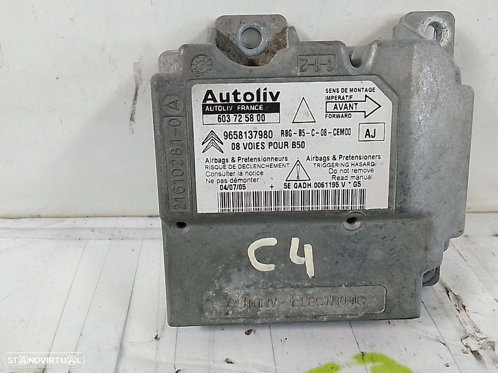 Centralina De Airbags Citroen C4 I (Lc_) - 2