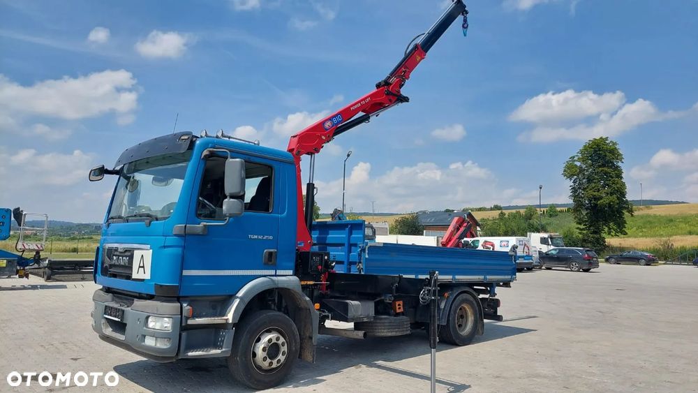 MAN TGM BL 4x2 HDS HMF 810-K1 MCS + nowy żuraw kran crane - 10