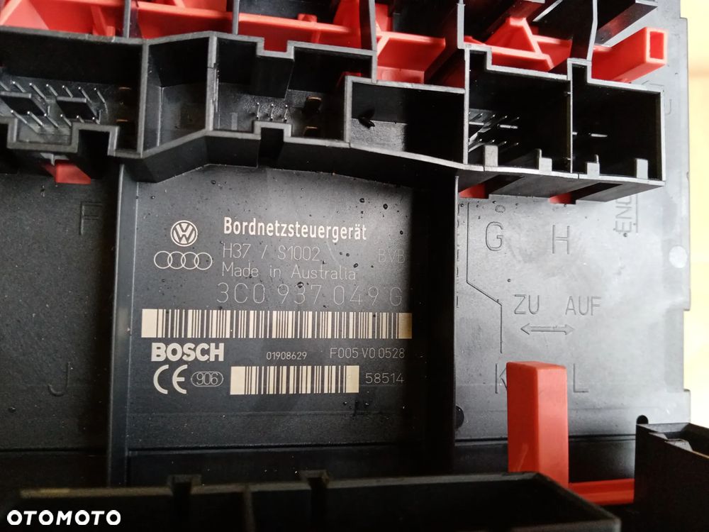 Moduł sterownik komfortu Bordnetz VW Passat B6 3C0937049G - 5