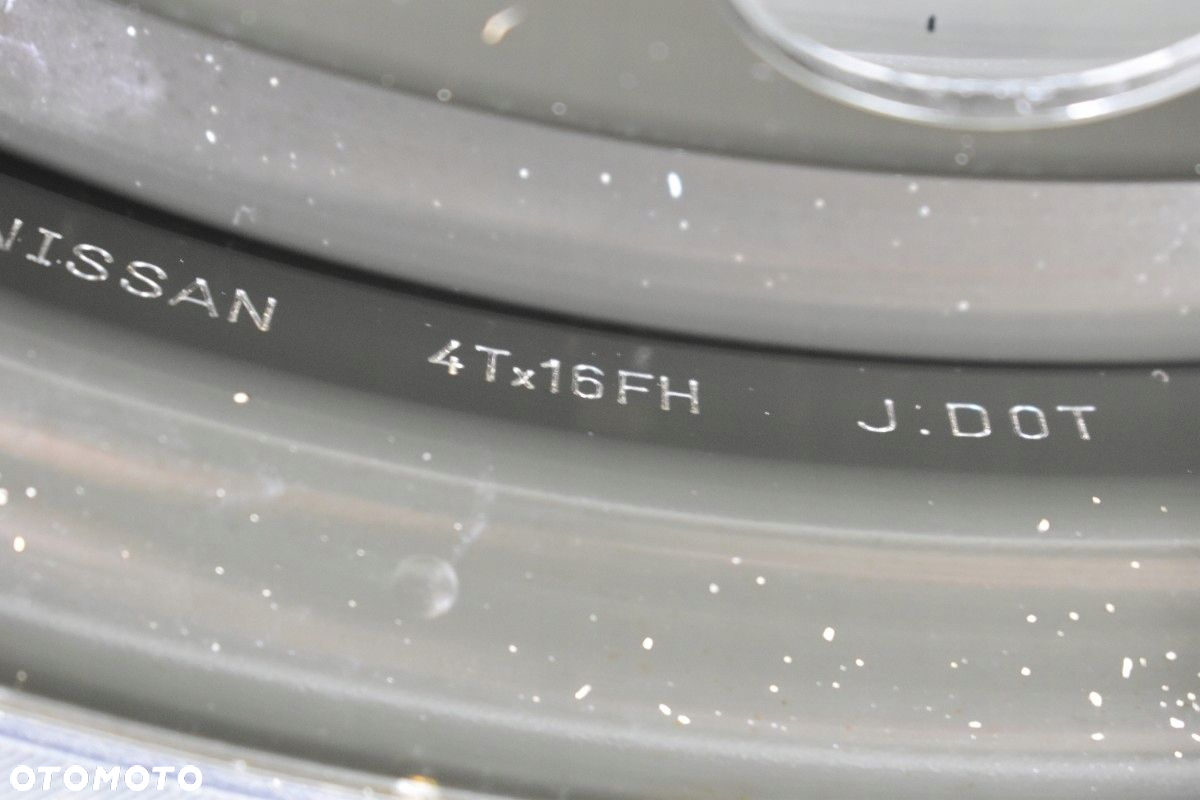 Koło Dojazdowe NISSAN QASHQAI J10 4.0" x 16" 5x114,3 ET40 40300 JD077 - 6