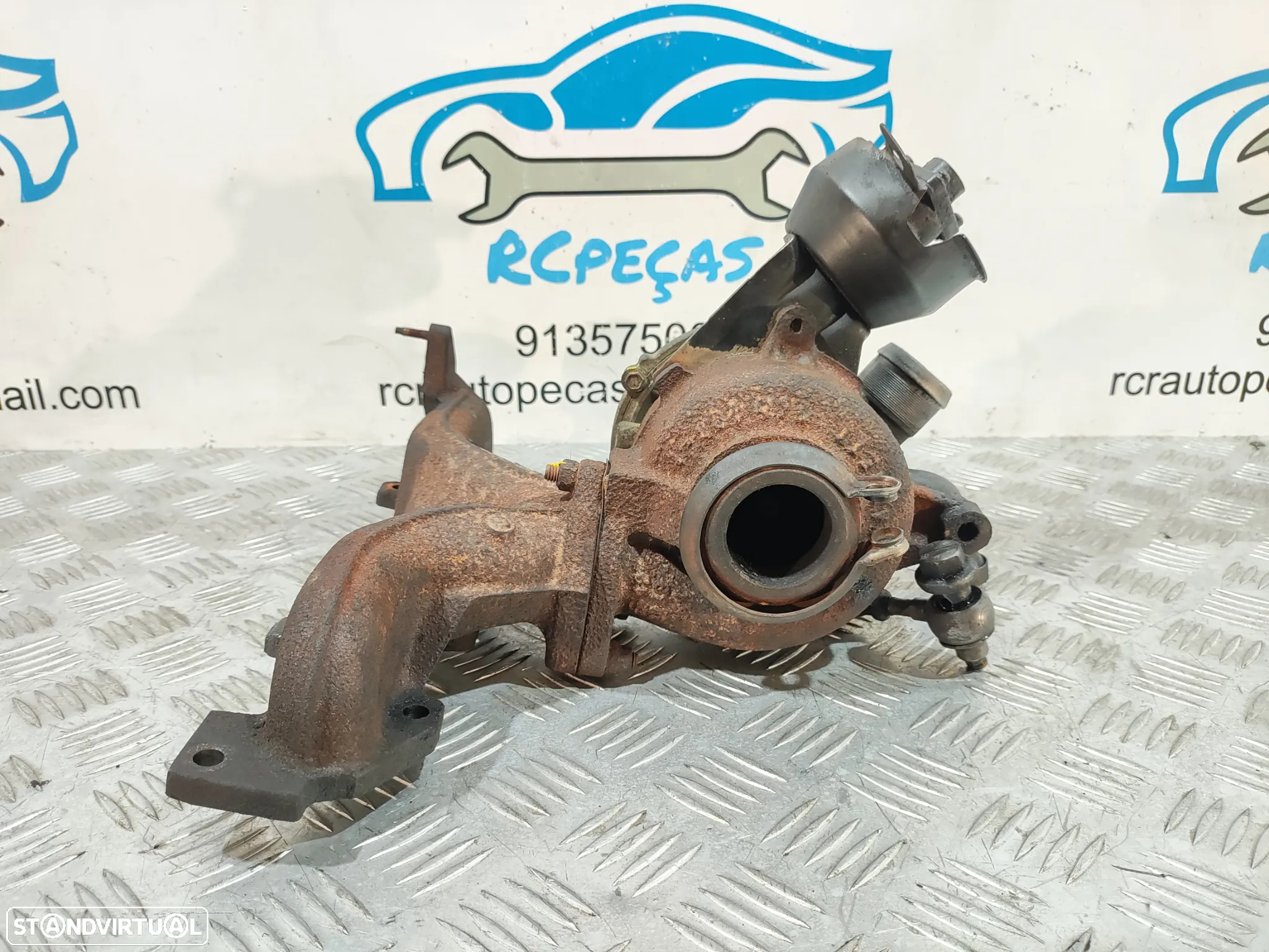 TURBO ORIGINAL GARRETT 7607743 GT1759V 9662464990 FORD MONDEO 4 IV MK4 2.0 TDCI 16V 140CV D4204T - 4