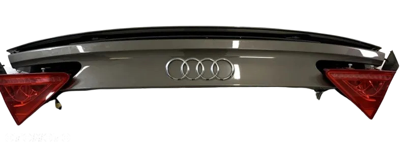 Audi OE A7 4G8 Spoiler Blenda Klapy Tylnej Listwa oświetleniowa klamka Kolor Szary LY1P Oryginał - 2