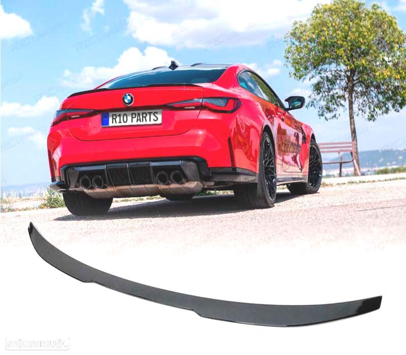 AILERON LIP BMW G22 LOOK M4 PRETO BRILHANTE - 1