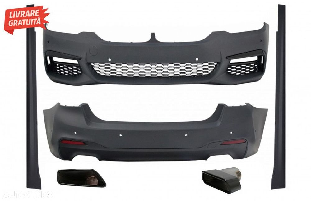 Pachet Exterior BMW Seria 5 G30 (2017-2019) si Tobe Ornamente M-Tech D - 1