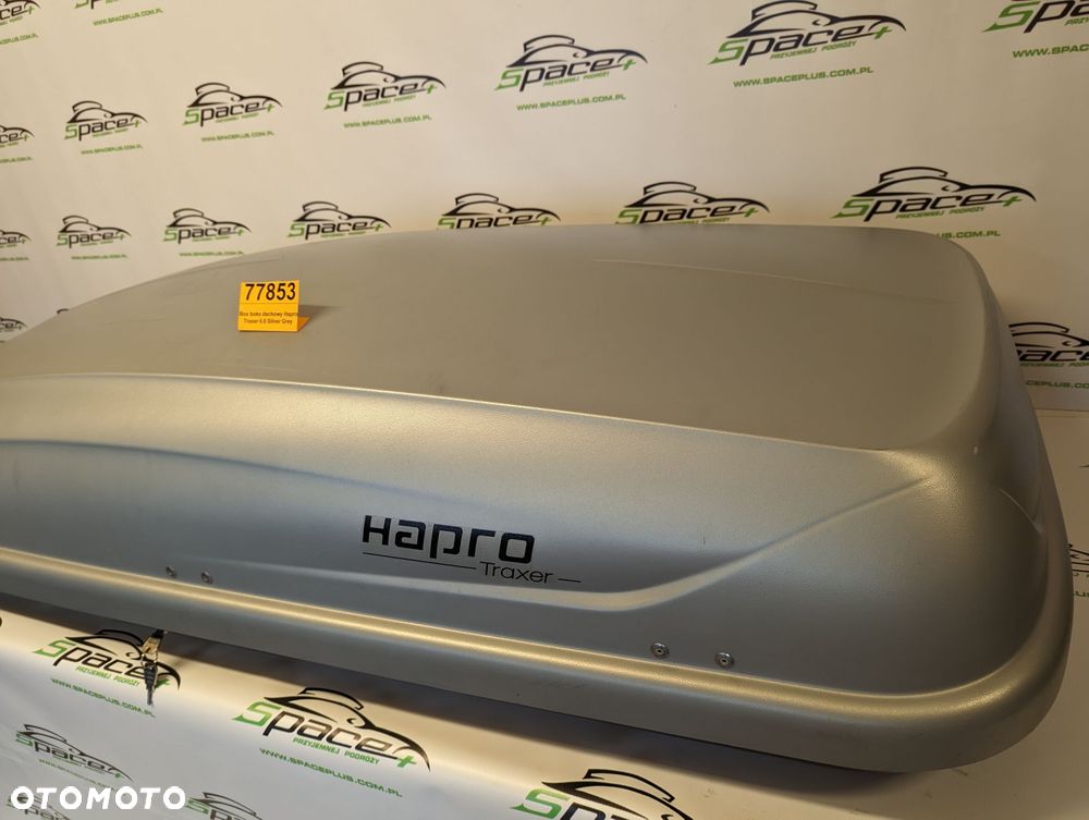 Box boks dachowy Hapro Traxer 6.6 Silver Grey 191x81x42cm - 3
