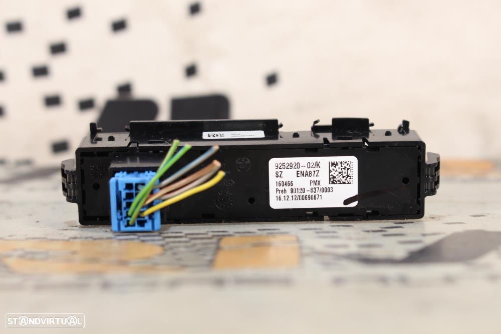 Comutador / Botão Bmw 1 (F20)  61319252920 / 9252920 / Modo De Conduçã - 5