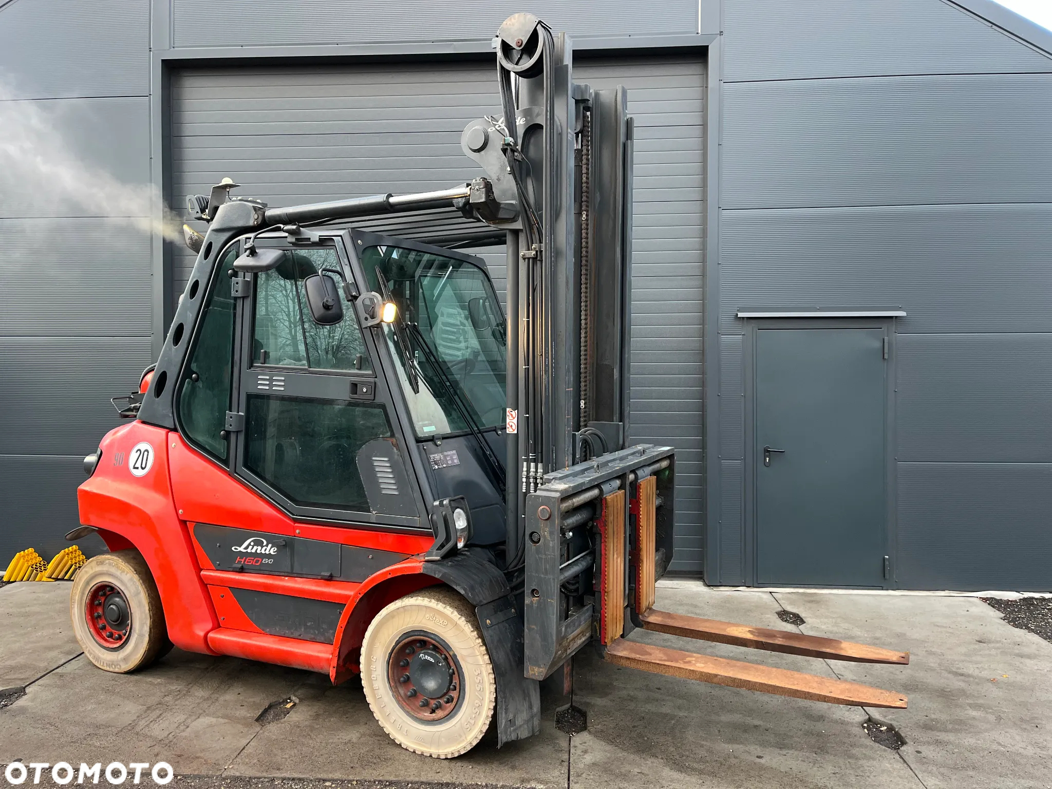 Linde H60-T 396-03 Gaz LPG Kabina Klima Pozycjoner Przesuw boczny - 7