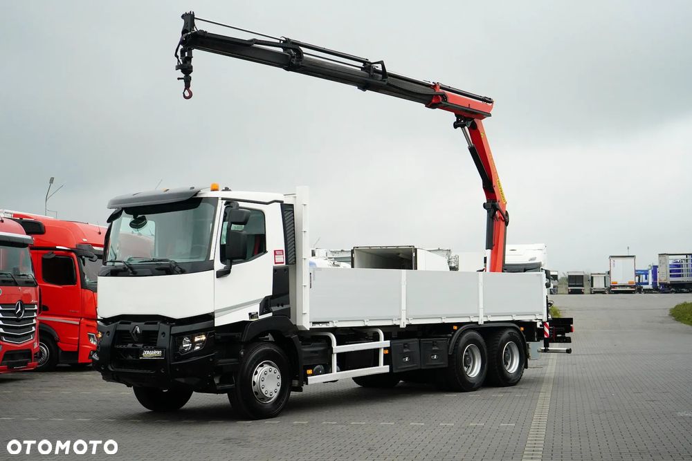 Renault C 380 / 6 X 4 / SKRZYNIOWY + HDS / PALFINGER PK 18002 / PILOT / ROTATOR - 1