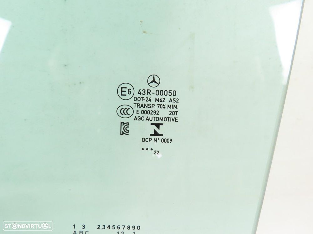 Vidro da porta Esquerdo/Frente Seminovo/ Original MERCEDES-BENZ B-CLASS (W247) - 2