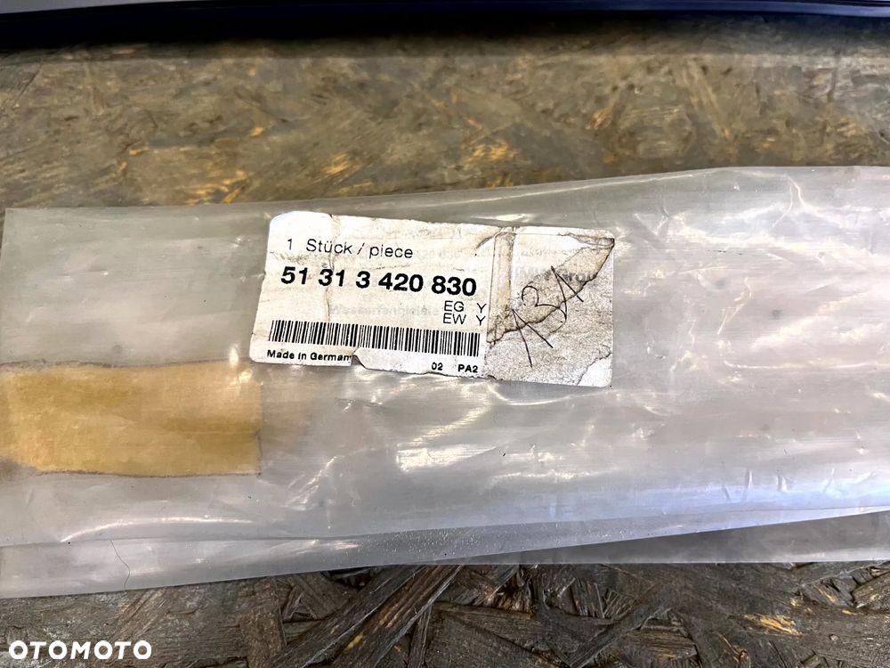 BMW X3 E83 LISTWA SZYBY CZOŁOWEJ PRZEDNIEJ PRAWA 3420830 51313420830 NOWA - 5