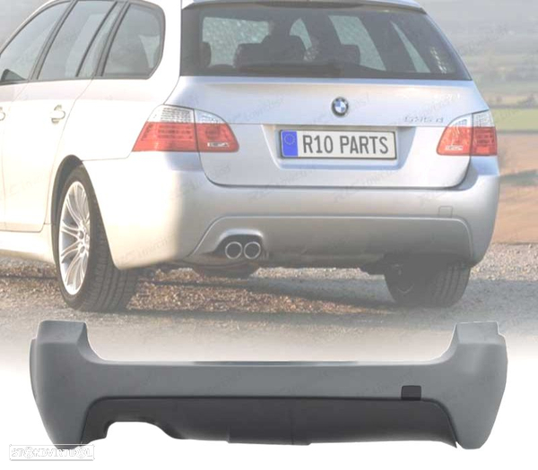 PARA-CHOQUES TRASEIRO BMW E61 04-10 LOOK M TECH