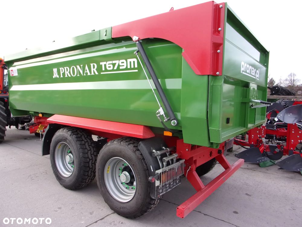 Pronar Przyczepa skorupowa PRONAR T-669 -14.3t; T-700XL -14.7t; T-679M -12t, tandem, nadstawy, plandeka, oś skrętna - 37