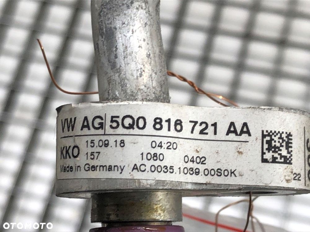 RURKA KLIMATYZACJI  VW GOLF VII Variant (BA5, BV5) 2013 - 2022 1.5 TSI 96 kW [130 KM] benzyna 2017 - - 4