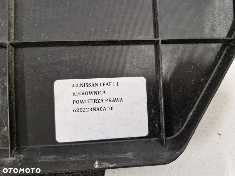 NISSAN LEAF I 1 KIEROWNICA POWIETRZA PRAWA 628223NA0A - 8