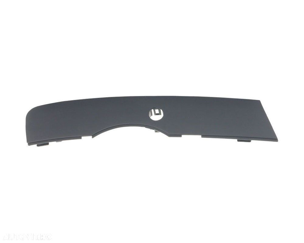 Bandou grila bara dreapta fata Audi Q3 (8u), 06.2011-02.2015, cu gauri senzori de parcare, 8U0807380C - 1