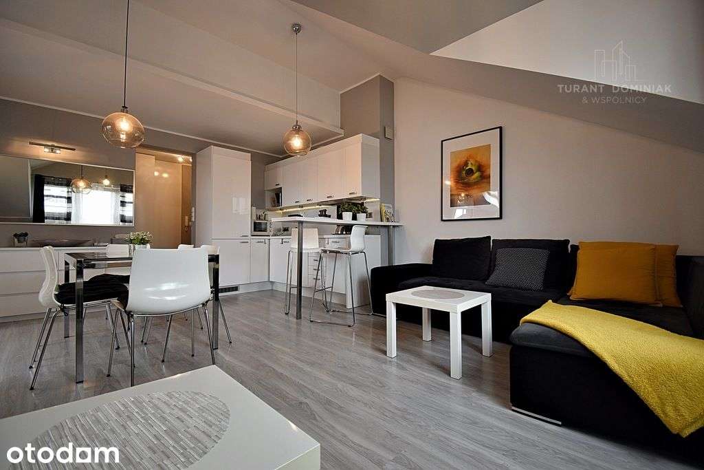 Dwupokojowy apartament z balkonem i garażem