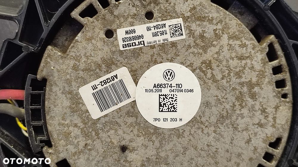 VW TOUAREG 7P 10-18R WENTYLATOR CHLODNICY BROSE 7P0121203 H 7P0121207 A - 5