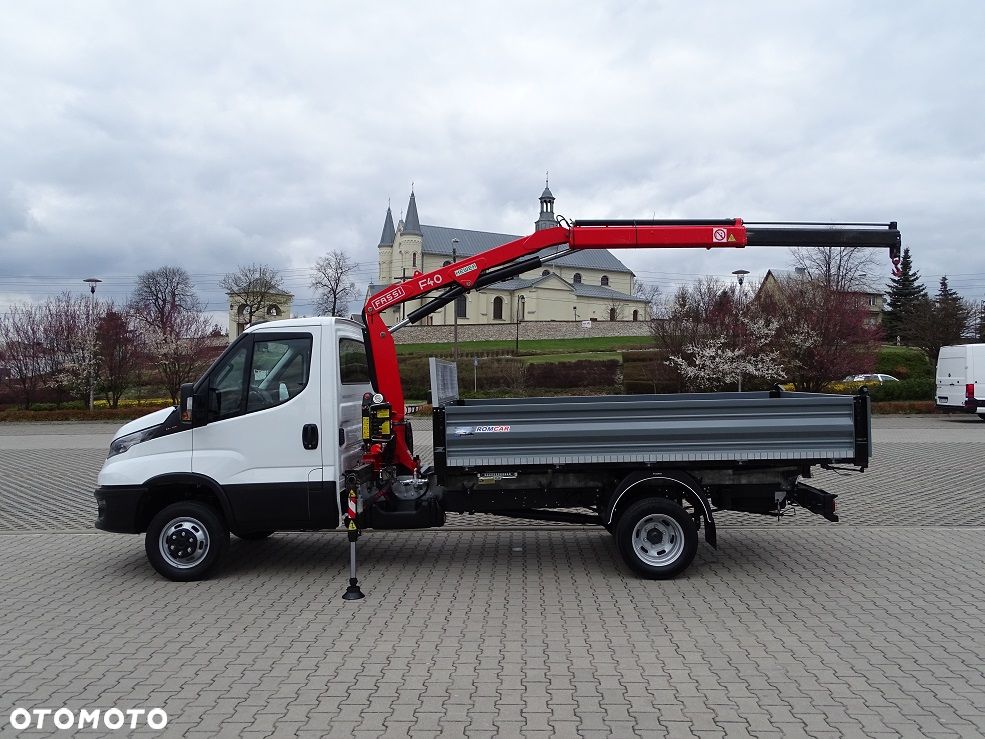 Iveco Daily 50C16 3.0 Wywrotka 3.57 m.+ HDS ŻURAW FASSI 1500 kg. 69 Tyś. Km. SALON PL!! 1 Wł.!! JAK NOWY!! - 6
