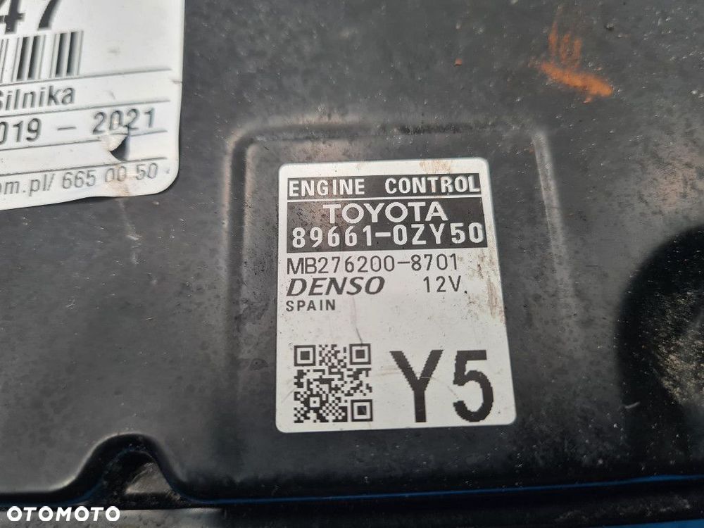TOYOTA COROLLA E21 1.6B STEROWNIK SILNIKA 89661-0ZY50 - 2